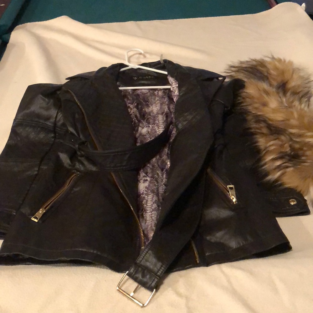 Guess M leather jacket.  Never worn